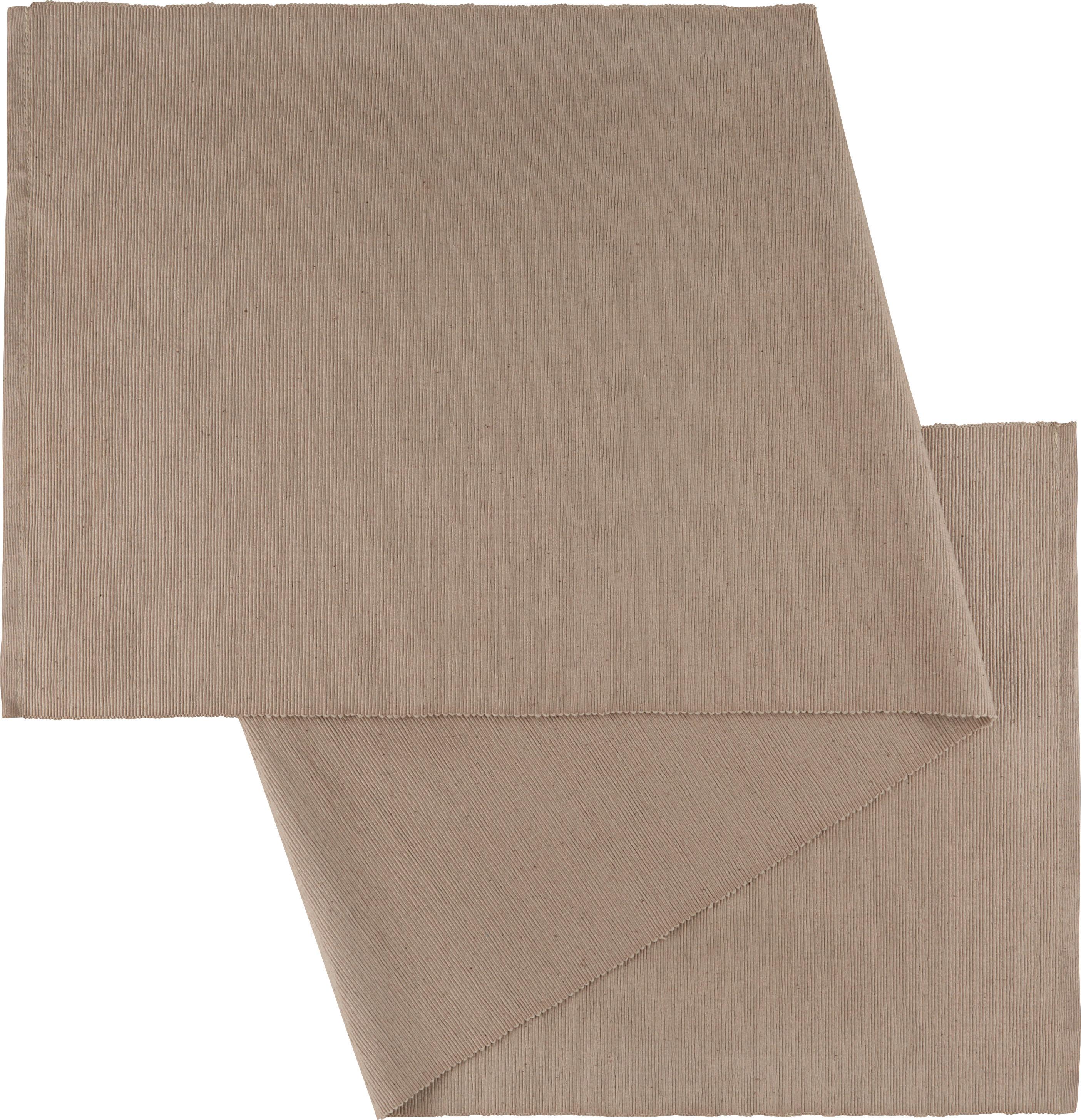 BĚHOUN NA STŮL Maren, 40/150cm, šedá - béžová, textil (40/150cm) - Modern Living