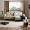 Ecksofa mit Schlaffunktion & Bettkasten Bergamo Beige - Beige/Schwarz, MODERN, Textil (238/162cm) - Ondega