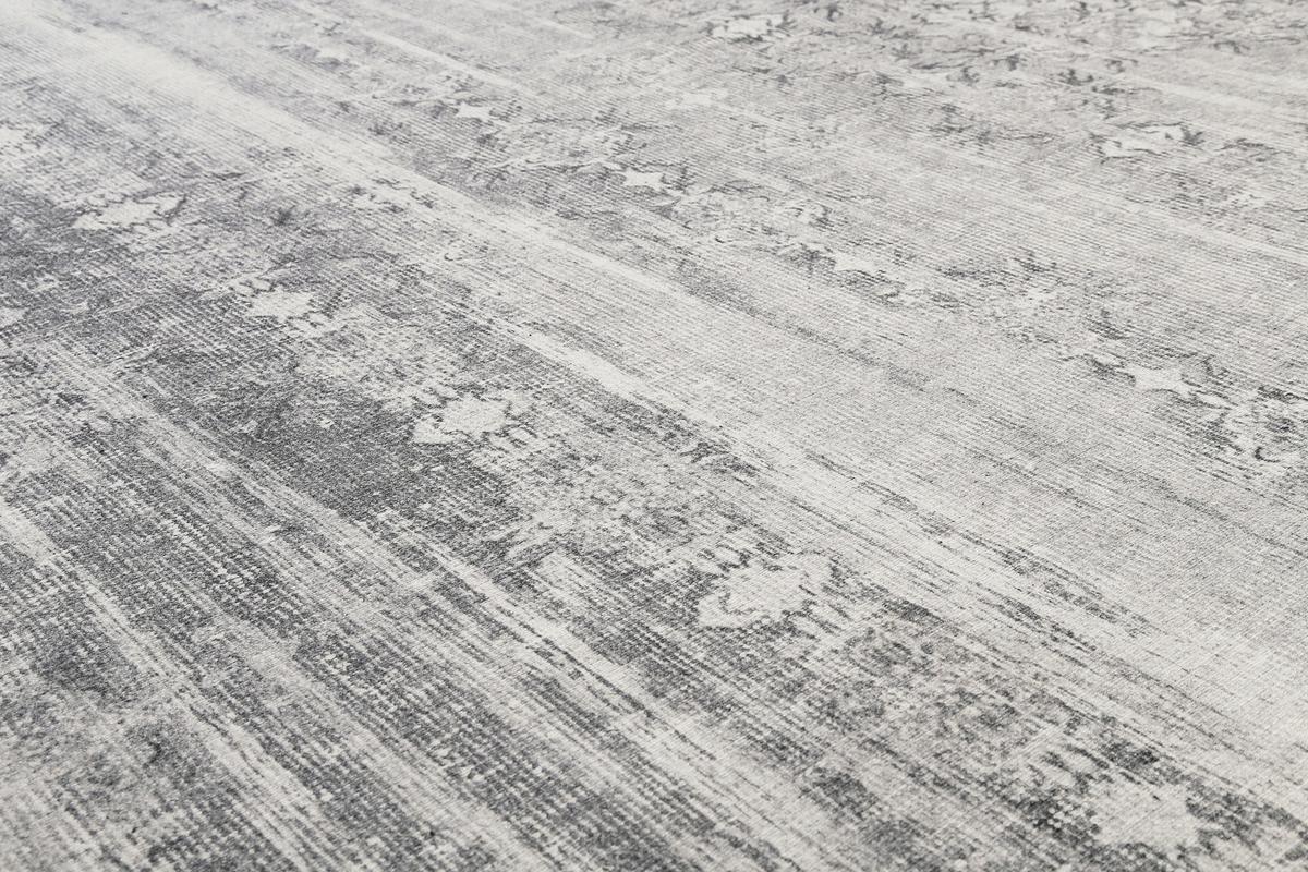 Webteppich Alaska Grau/weiß 130x190 Cm - Weiß/Grau, LIFESTYLE, Textil (130/190cm) - WECON HOME