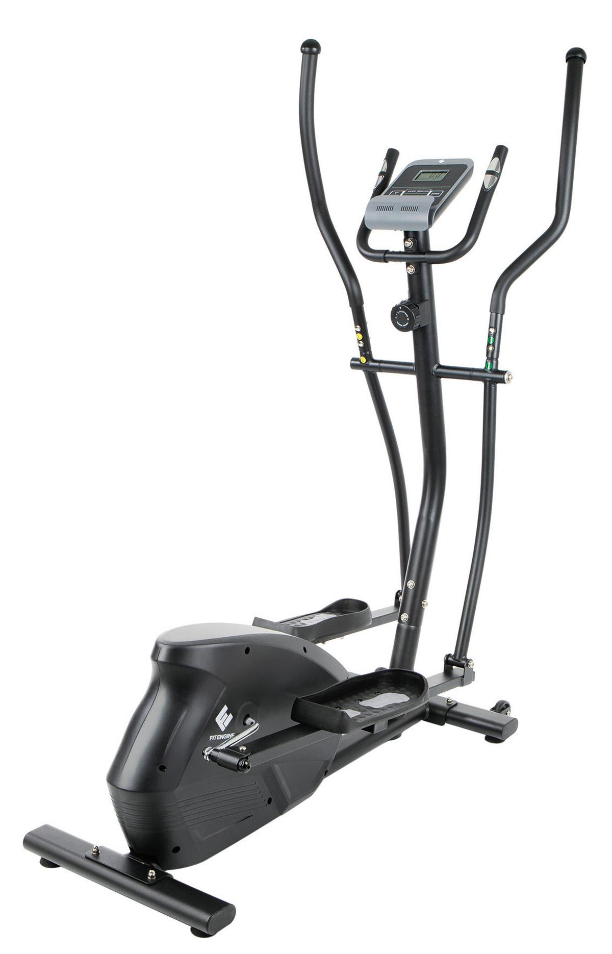 Crosstrainer Fitengine Tablet-und Smartphonehalterung - Schwarz/Grau, Basics, Kunststoff/Metall (121/58/163cm) - TV - Unser Original