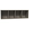 Wandregal Las Vegas Taupegrau B: 120 cm - Taupe, MODERN, Holzwerkstoff (120/36/37cm) - Vertico