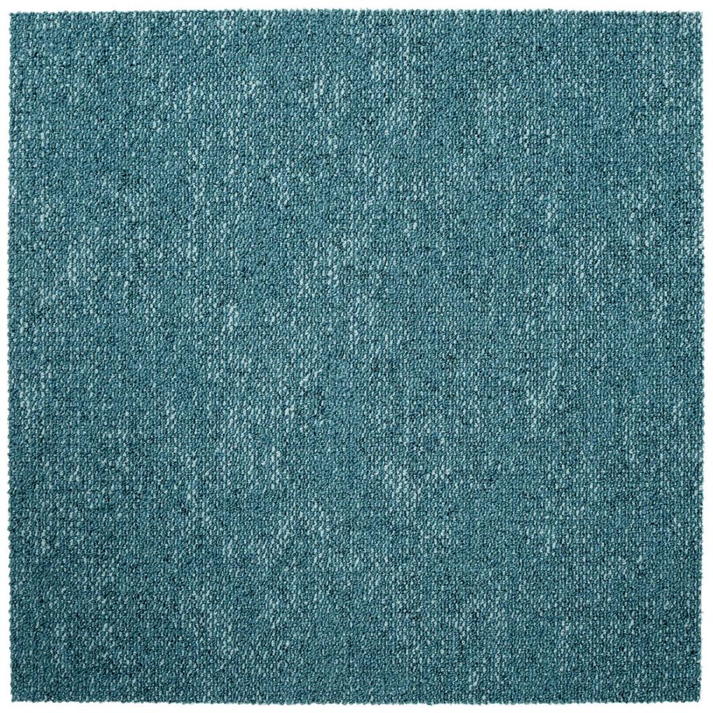 Teppichfliese Türkis Marble 50x50 cm Florhöhe 3 mm
