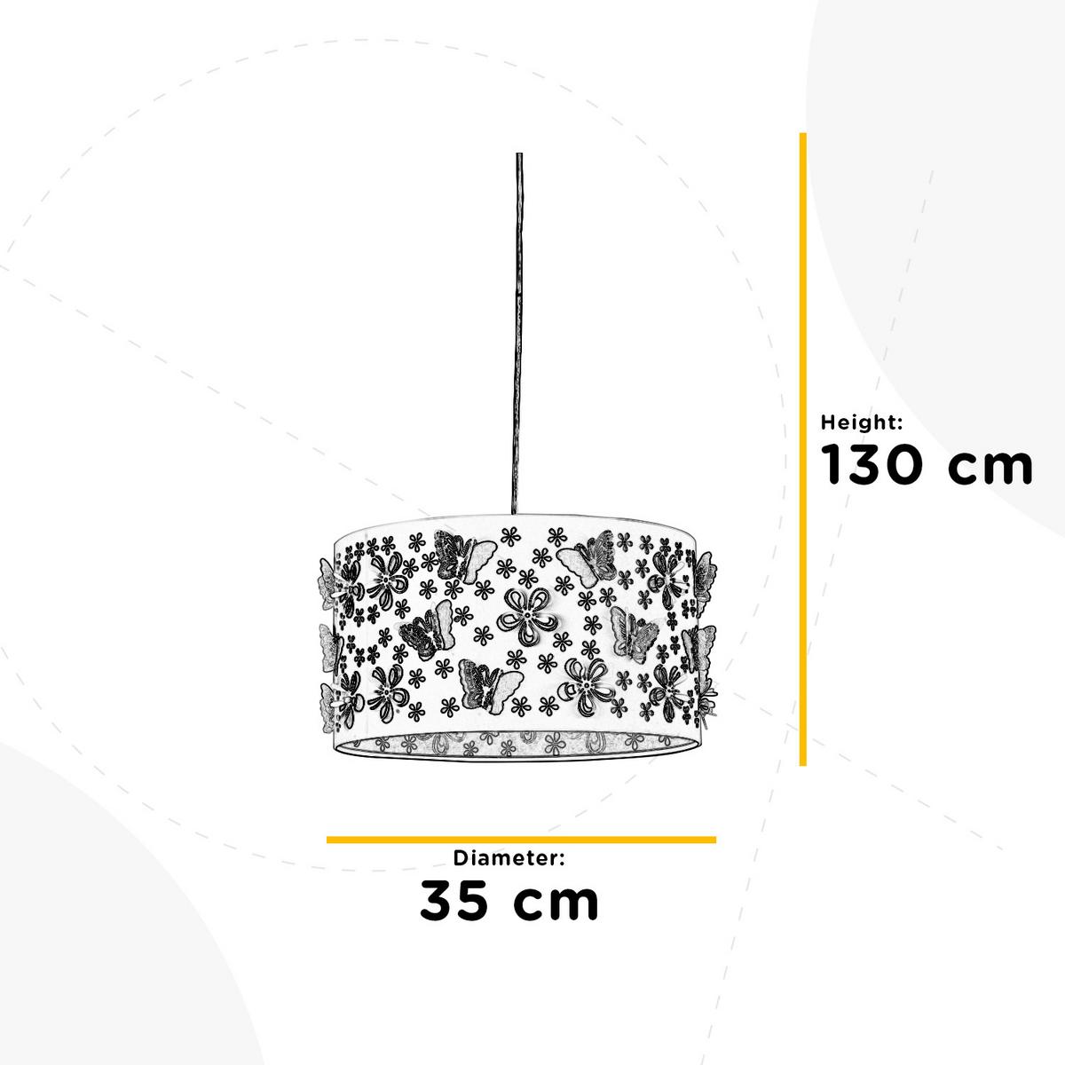 Pendelleuchte Chromfarben L: 35 Cm 22w - Chromfarben, Basics, Metall (35/35/130cm)
