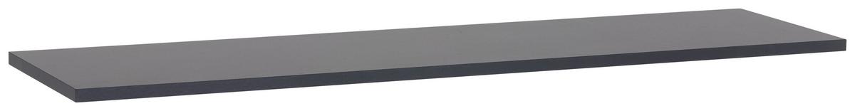 NÁSTENNÁ POLICA SKATE 120/30 - antracitová, Modern, kompozitné drevo (120/1,8/30cm)