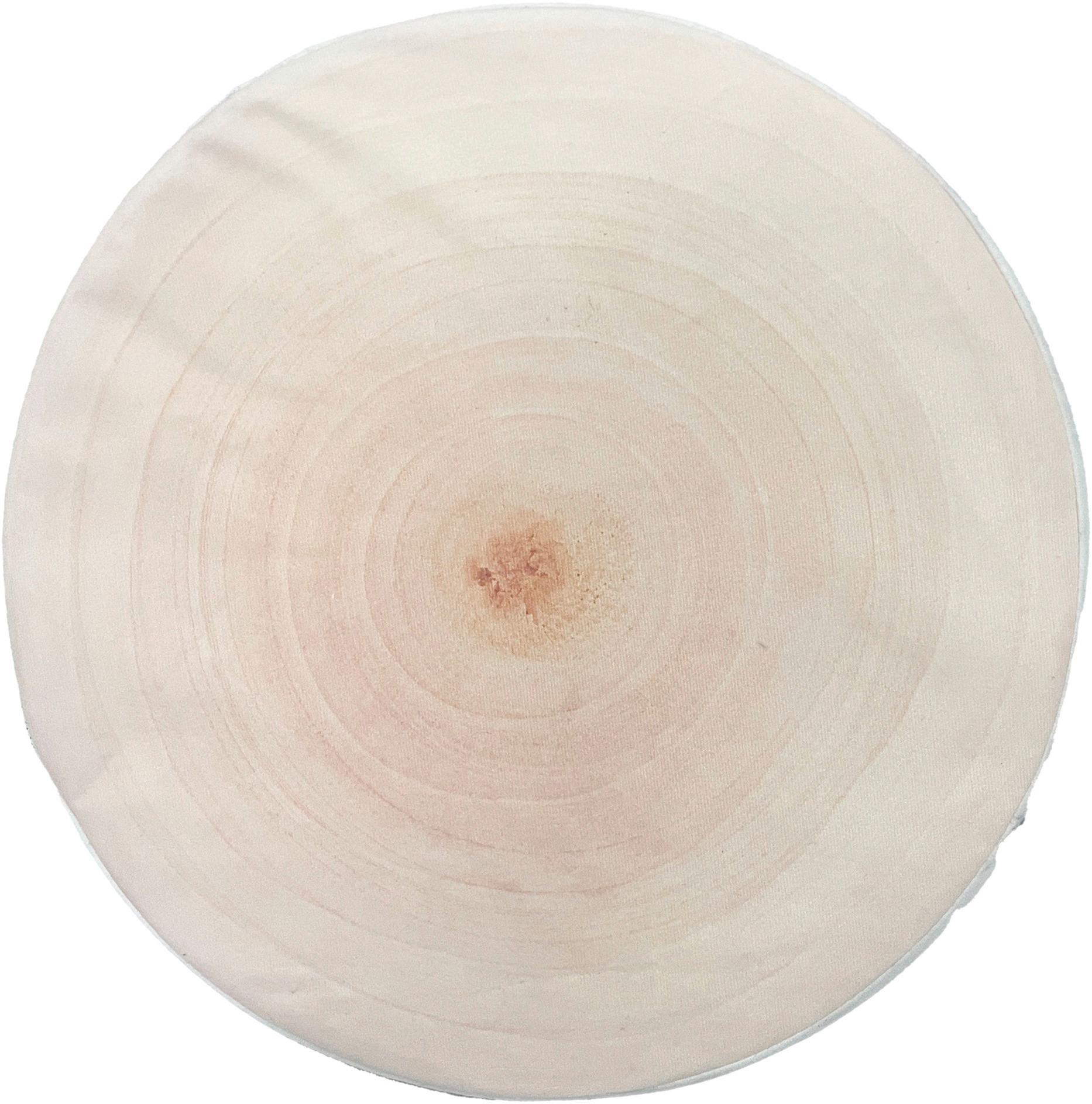 Ülőpárna Wood - bézs, Modern, textil (38/2.5cm) - Luca Bessoni