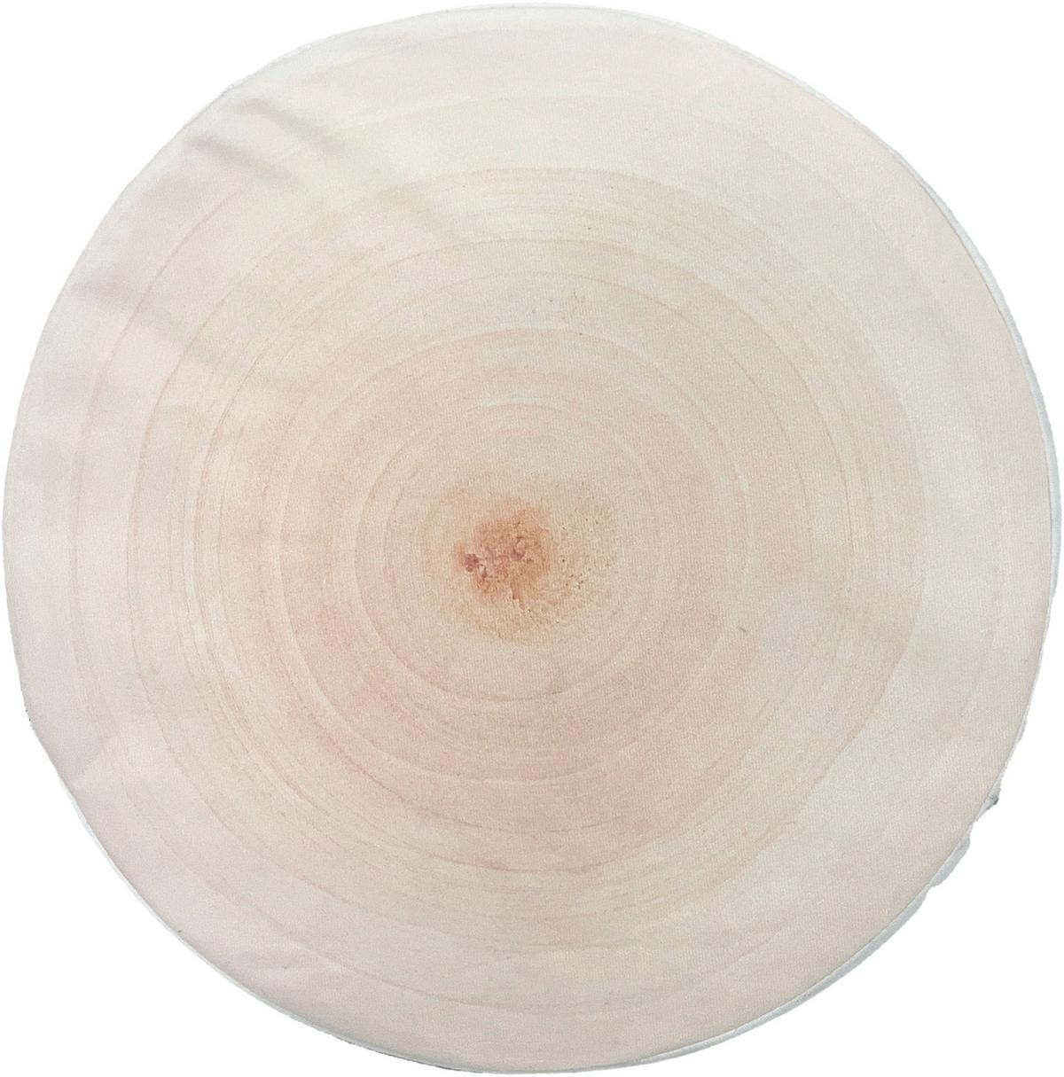 Sitzkissen Wood - Beige, MODERN, Textil (38/2.5cm) - Luca Bessoni