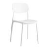 Stohovatelní židle JIŘÍ *CENOVÝ TRHÁK* bílá - bílá, Moderní, plast (44/78/49cm) - Based