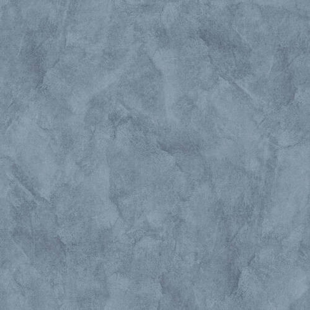 Vliestapete Raw Industry, Blau - Blau, Basics, Papier/Kunststoff (53/1000cm)