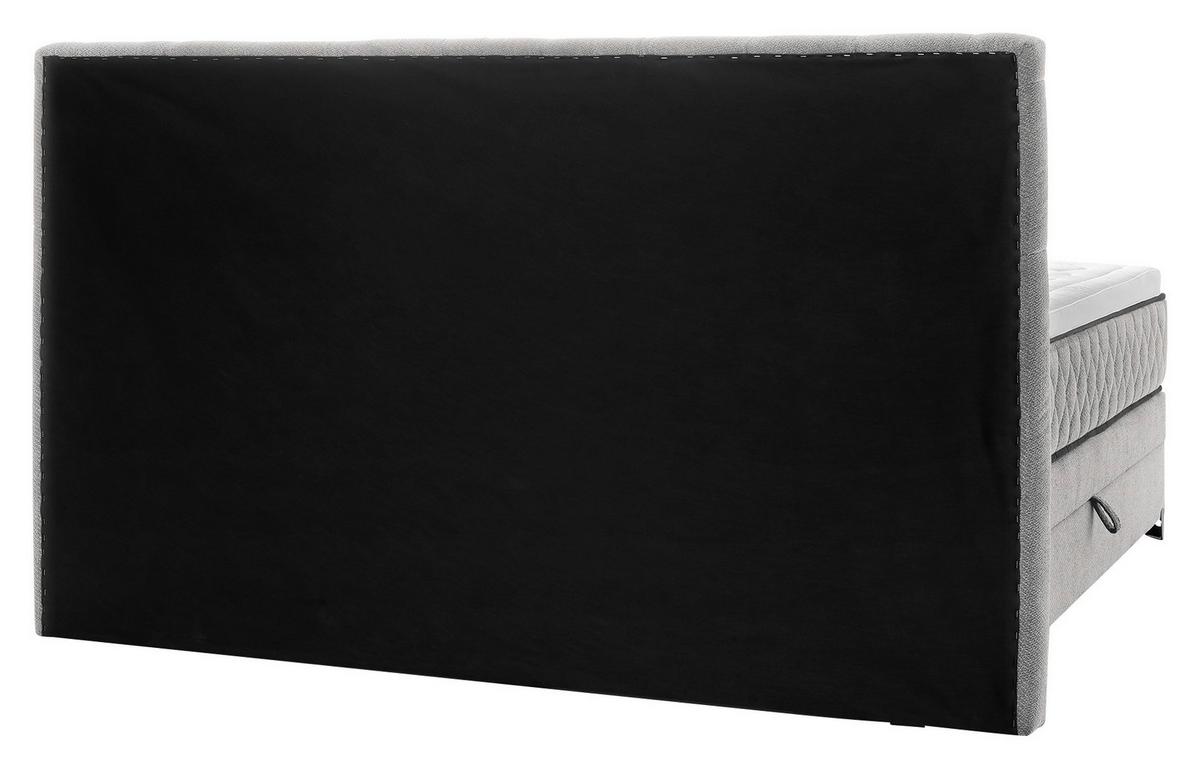Boxspringbett Carmen A Silber 160x200 Cm - Türkis/Silberfarben, KONVENTIONELL, Holz/Holzwerkstoff (160/200cm) - James Wood