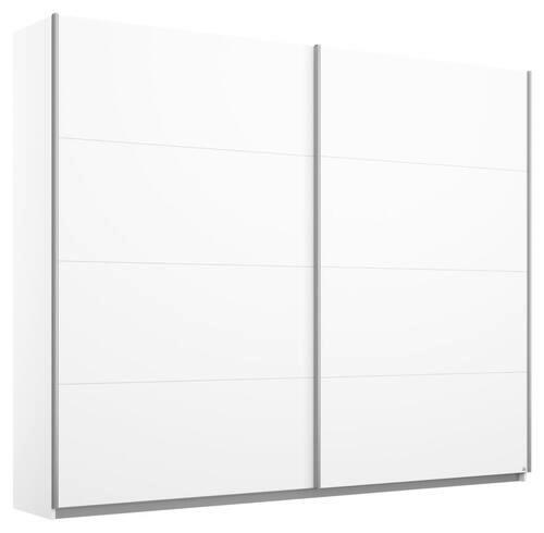 Schwebetürenschrank 226cm Belluno, Weiß Dekor - Weiß, MODERN, Holzwerkstoff (226/230/62cm) - Rauch Möbel