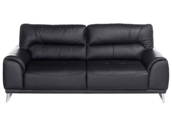 Dreisitzer-sofa Frisco - Chromfarben/Schwarz, MODERN, Textil (210/92/96cm) Dreisitzer-sofa Frisco - Chromfarben/Schwarz, MODERN, Textil (210/92/96cm)