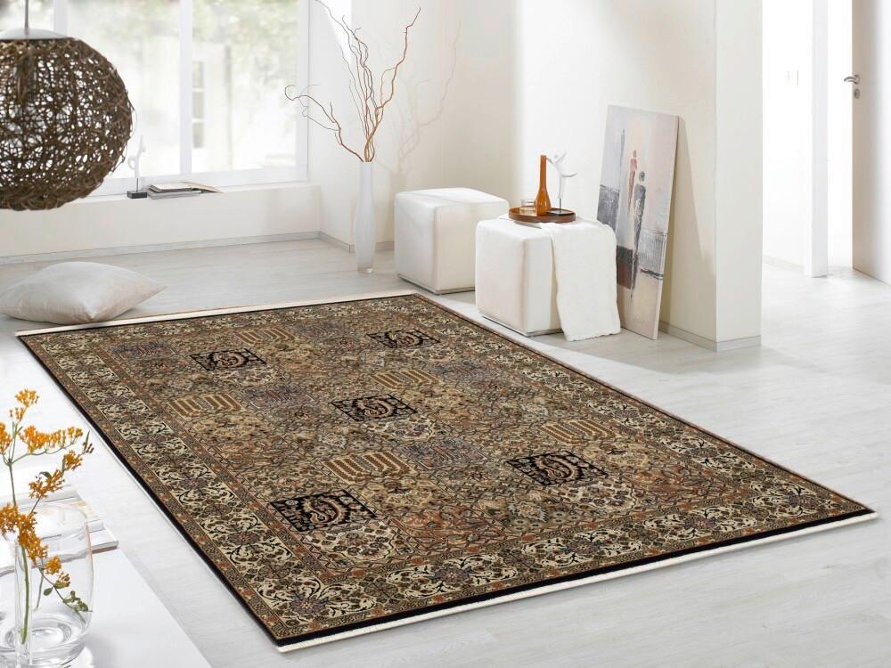 Orientalischer Webteppich Blau/Beige Vasuki 200x260 cm - Blau/Beige, Basics, Textil (200/260cm) - Cazaris