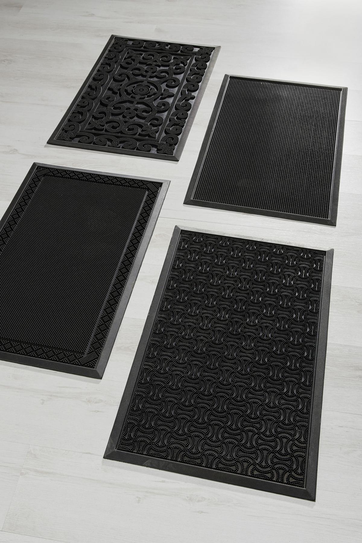 DVEŘNÍ ROHOŽKA Linus, 60/80cm, černá - černá, plast (60/80cm) - Mömax