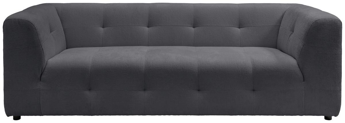 2,5-sitzer Velice, Anthrazit B: 218 Cm - Anthrazit/Schwarz, Design, Textil (218/72/95cm) - Livetastic