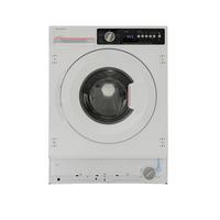 Einbauwaschmaschine Sharp Es-Nib814bwna-De 8kg - Weiß, Basics, Kunststoff (59,7/81,7/54,4cm) - Sharp