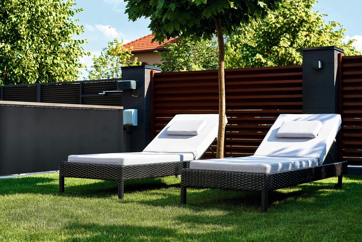 Sichtschutz Anthrazit 500x90 cm Windschutz - Anthrazit, Basics, Textil (500/90cm)