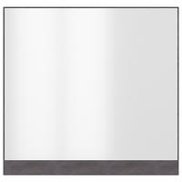 Wandspiegel Luna 2 - Graphitfarben, Design, Glas/Holzwerkstoff (88,9/85/2cm) - MID.YOU