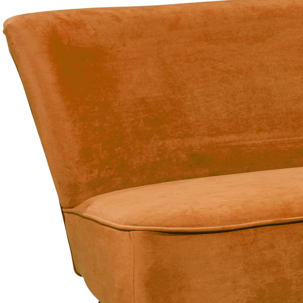 Sitzbank Mit Lehne Gepolstert Samt Gold Lord B: 140 Cm - Goldfarben/Schwarz, Trend, Holzwerkstoff/Textil (140/83/75cm) - MID.YOU