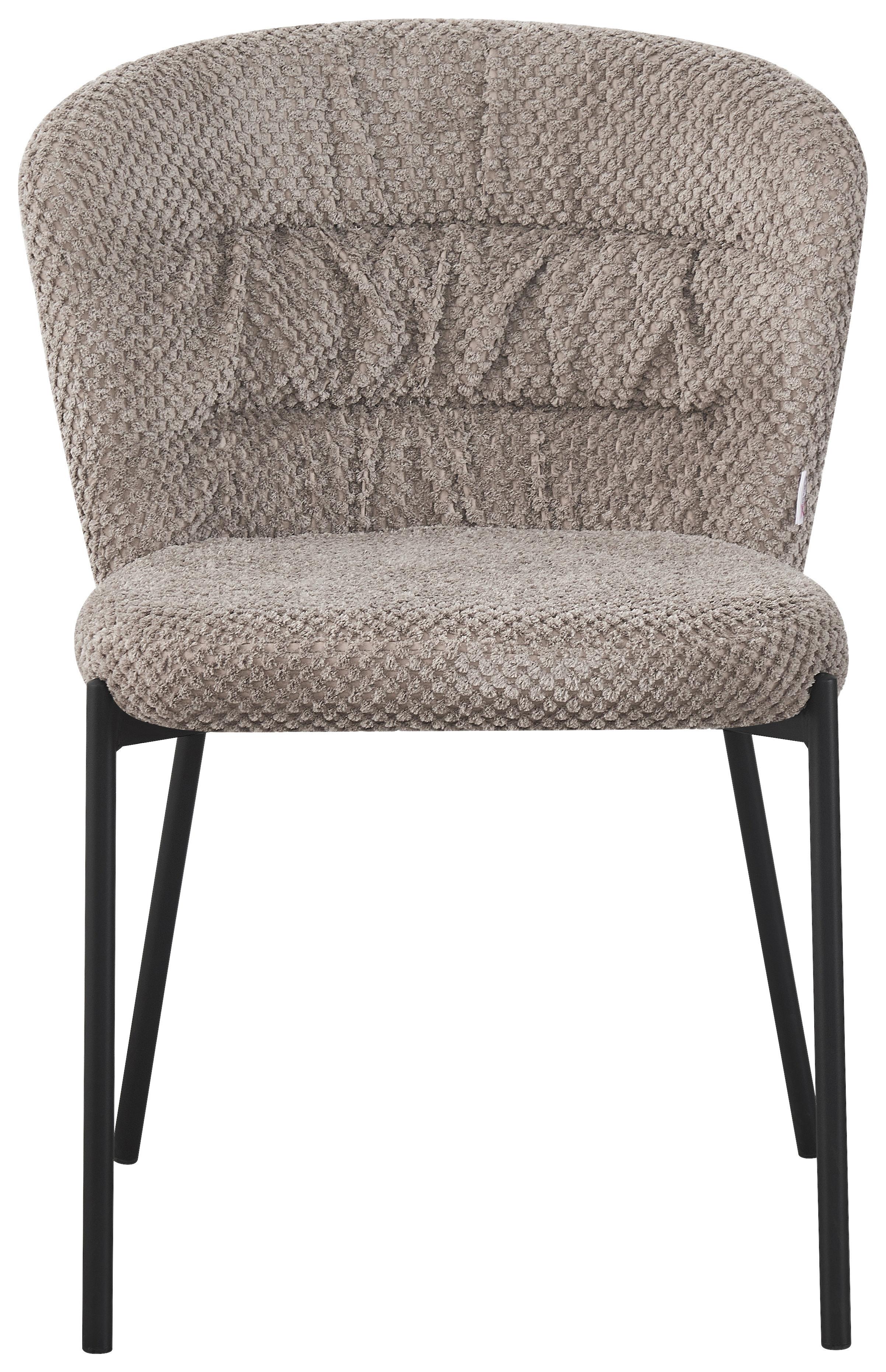 ŽIDLE EMILY - šedá/černá, Lifestyle, kov/dřevo (55/79/59cm) - Mömax