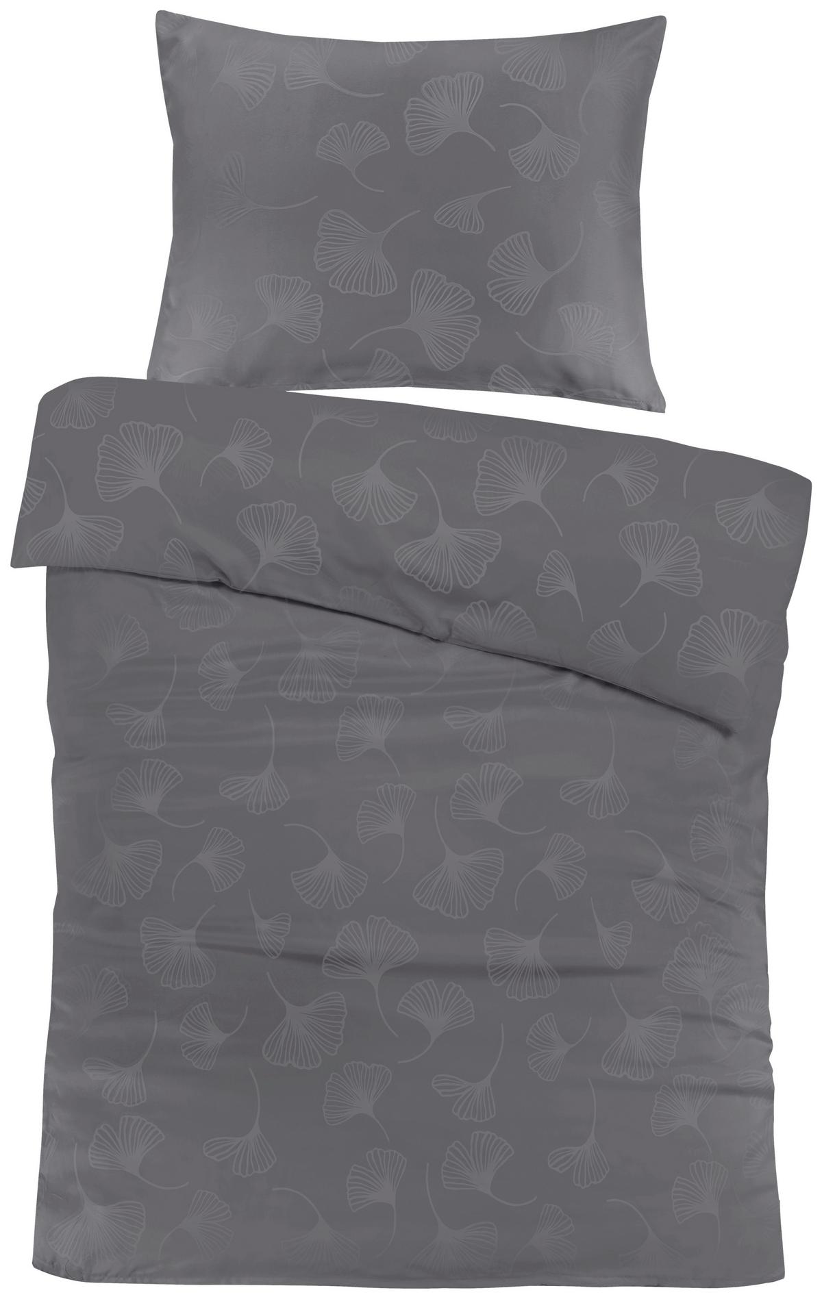 Bettwäsche Ronia - Anthrazit, MODERN, Textil - Luca Bessoni