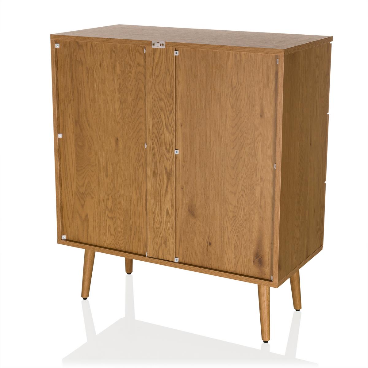 Kommode Boheo Eichefarben B: 80 Cm - Eichefarben, MODERN, Holzwerkstoff (80/90/40cm) - MID.YOU