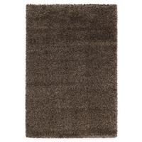 Hochflorteppich Fashion Shaggy Schlammfarben 65x130 cm - Schlammfarben, Basics, Textil (65/130cm) - Novel