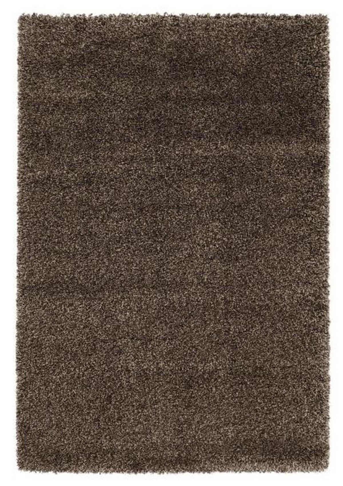 Hochflorteppich Fashion Shaggy Schlammfarben 65x130 cm - Schlammfarben, Basics, Textil (65/130cm) - Novel