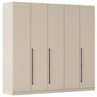 Kleiderschrank Safari B: 226 cm - Champagner, KONVENTIONELL, Holzwerkstoff (226/210/54cm)