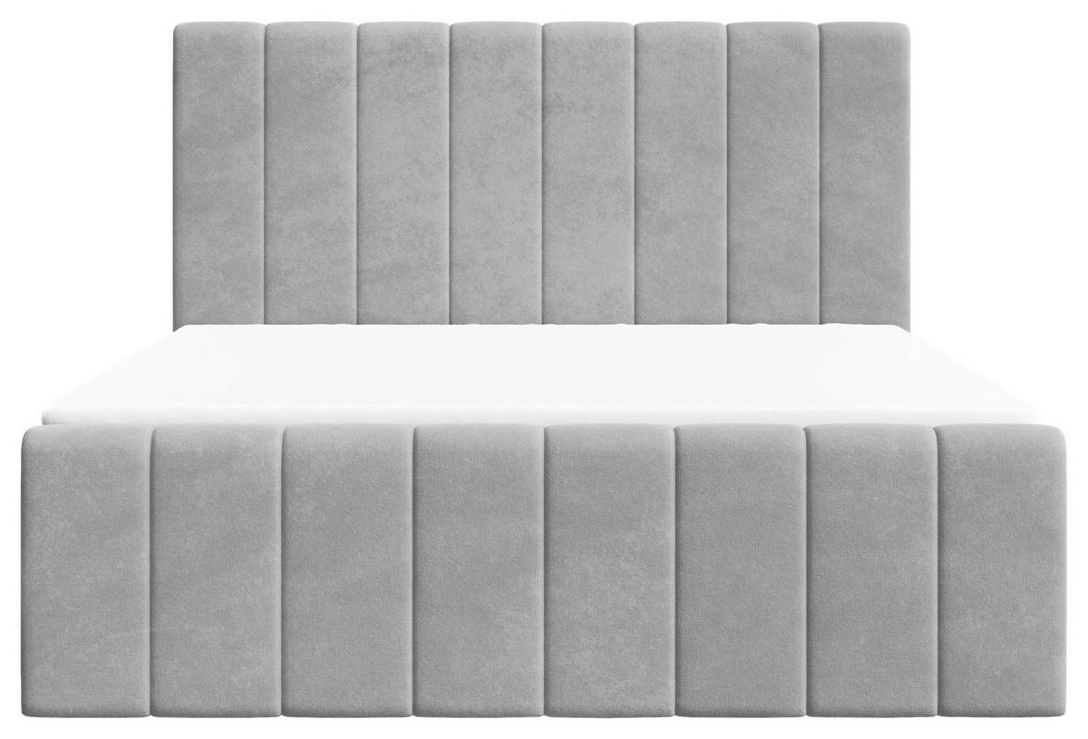 BOXBETT Lila Graphitfaren 160x200cm - Graphitfarben/Schwarz, MODERN, Holz/Kunststoff (160/200cm) - MID.YOU