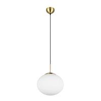 Hängeleuchte 363100108 Fomento - Messingfarben/Weiß, Basics, Glas/Metall (30/150cm) - Trio Leuchten