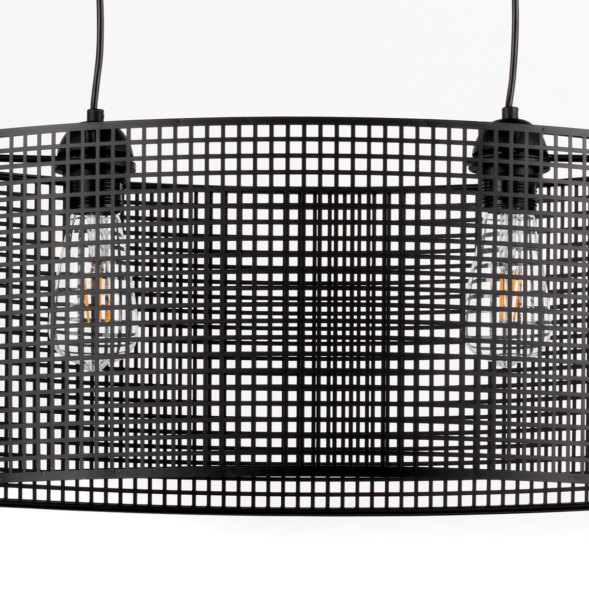 Hängeleuchte 4970/S - Schwarz, Design, Metall (60/27/90cm)