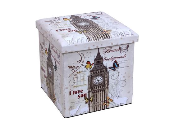 Skládací Box Setta 4 - Moderní, kompozitní dřevo/umělá hmota (37/37/37cm) Skládací Box Setta 4 - Moderní, kompozitní dřevo/umělá hmota (37/37/37cm)