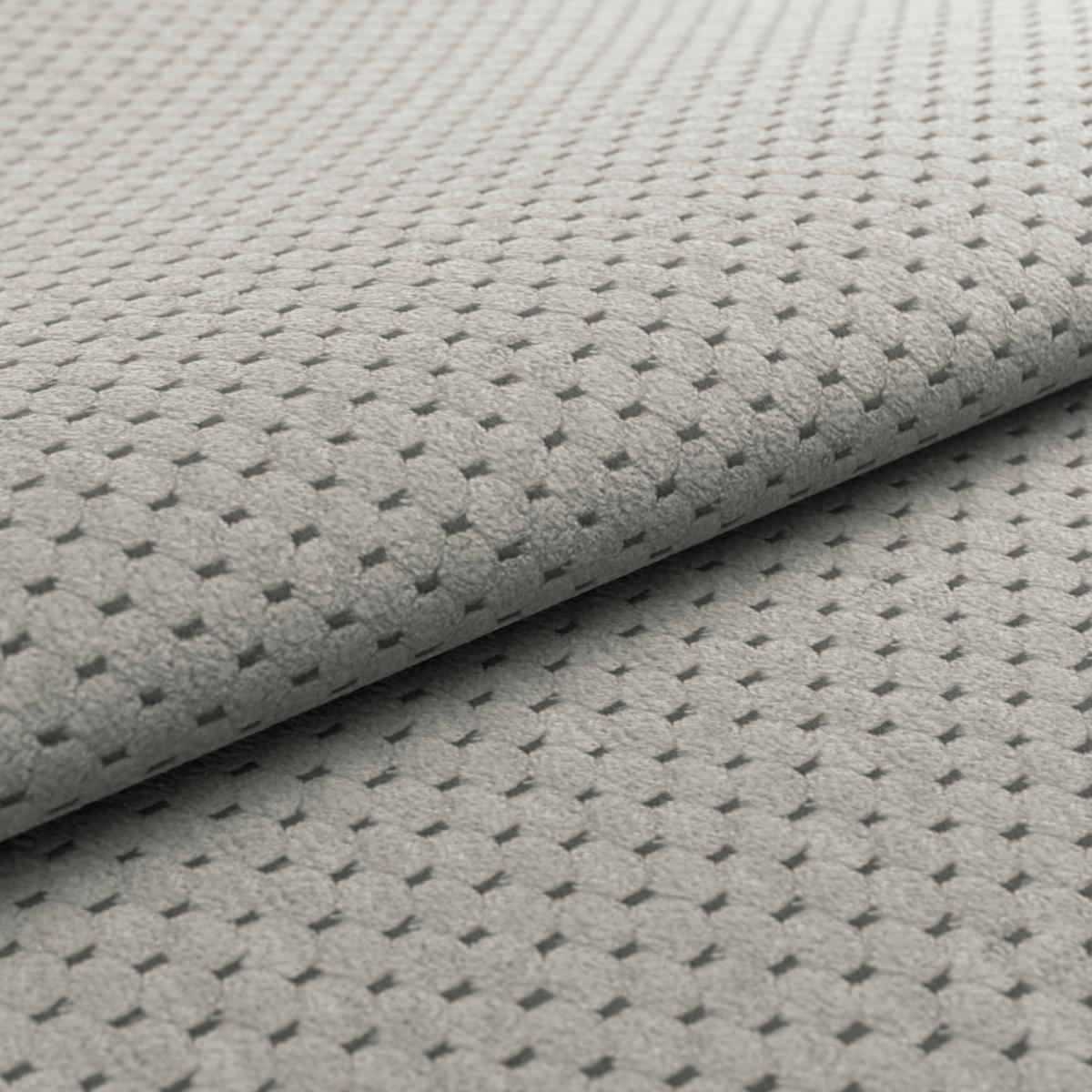 Hocker Gemini Dunkelgrau, B: 108cm - Taupe/Chromfarben, KONVENTIONELL, Textil (108/46/108cm)
