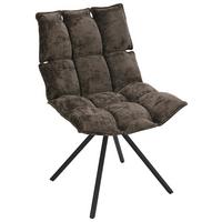STOLIČKA CARLA - hnedá/čierna, Trend, kov/drevo (60/92/66cm) - Mömax