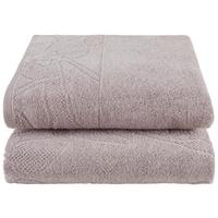 Duschtuchset Lucia 2er Pack - Rosa, ROMANTIK / LANDHAUS, Textil (70/130cm) - James Wood