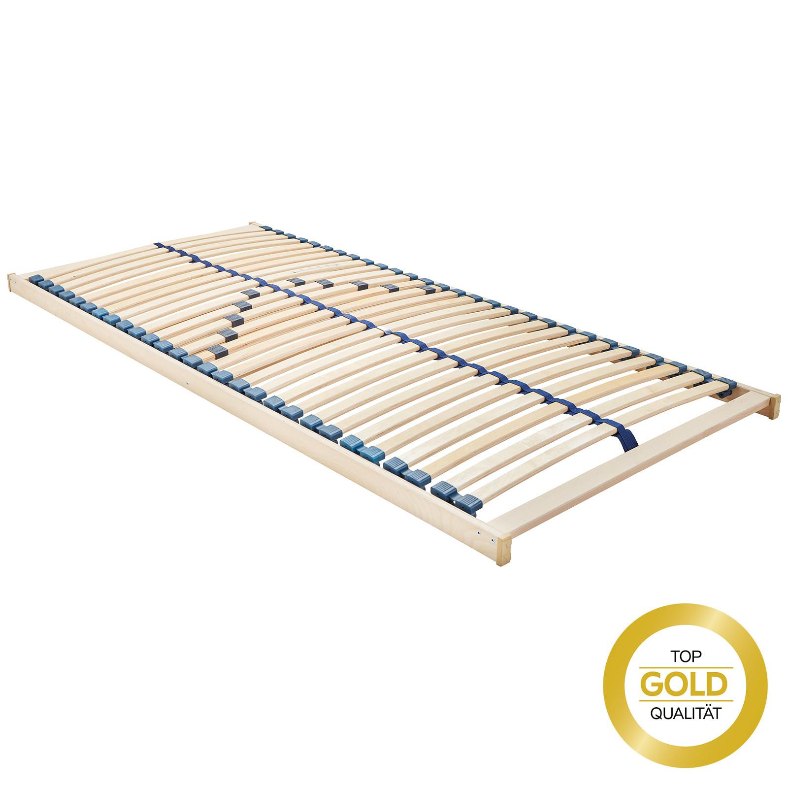 Lattenrost Strong 90x200 Cm 6 Zonen - Naturfarben, Holz (90/200cm) - Primatex Deluxe