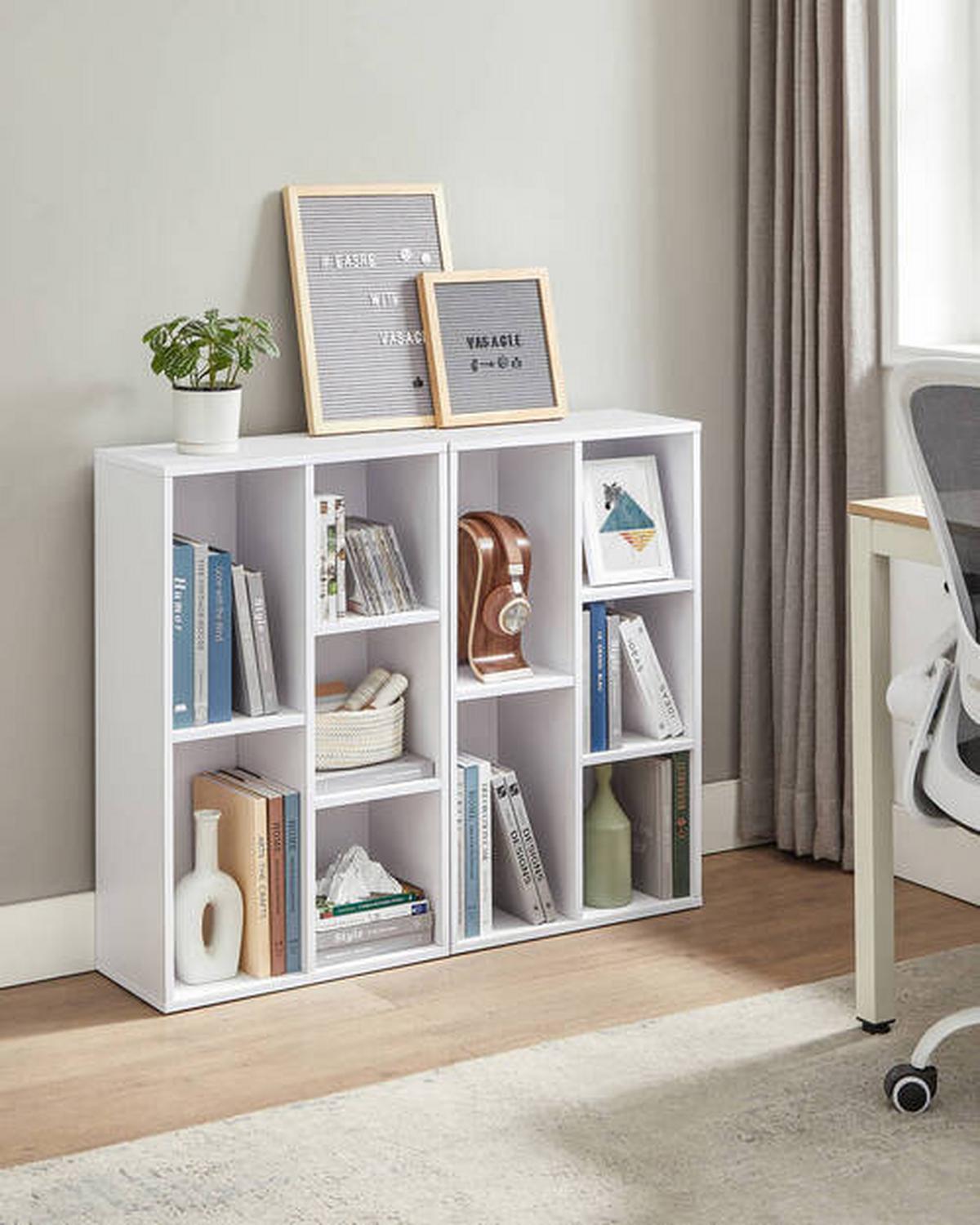 Regal Regal B: 50 Cm Weiß - Weiß, Basics, Holzwerkstoff (50/80/24cm) - Boxxx