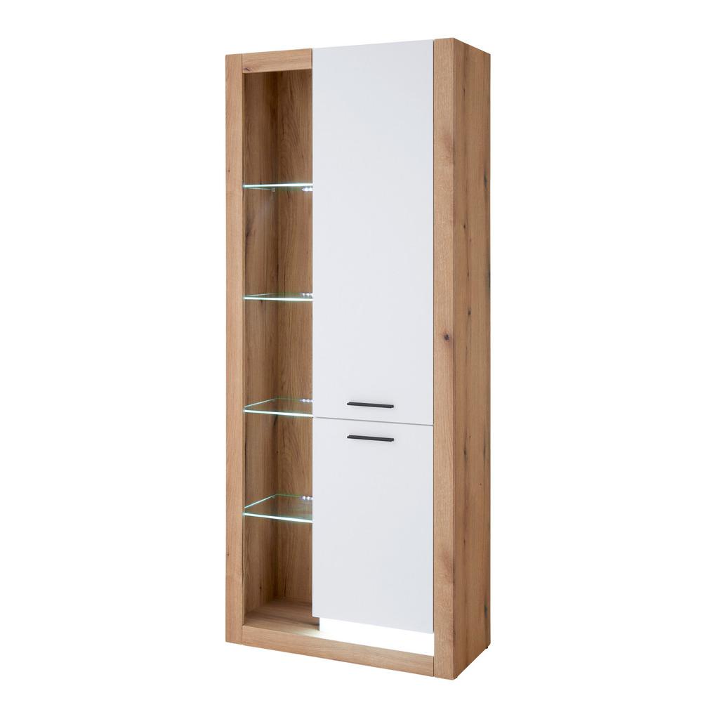 Mehrzweckschrank Brixen Weiß/Eichefarben B: 80cm
