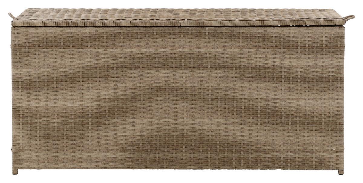 Kissenbox London - Hellbraun, KONVENTIONELL, Kunststoff (130/60/60cm) - Gardenson