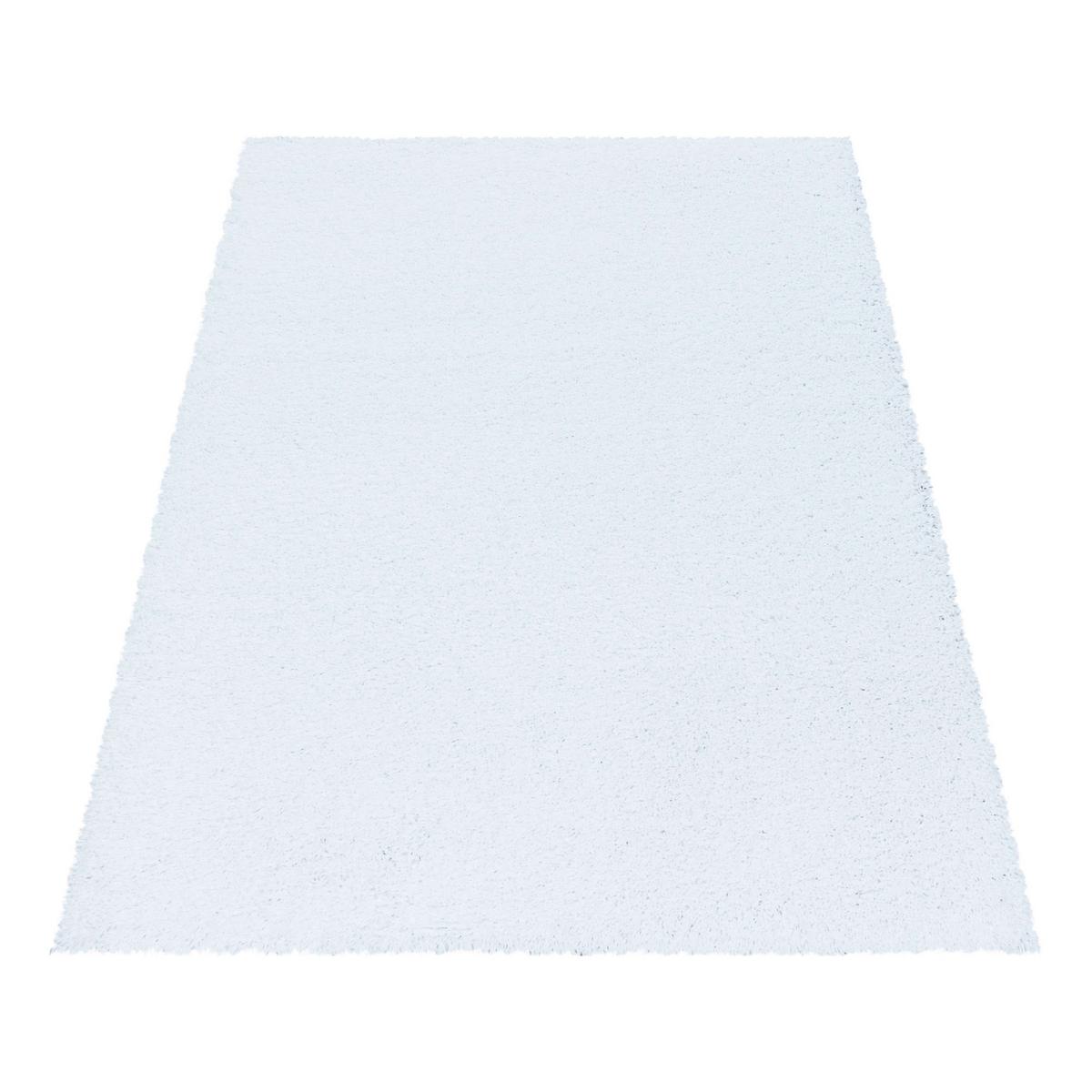 Hochflorteppich Sydney Weiß 200x290 cm - Weiß, Basics, Textil (200/290cm)