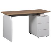 Schreibtisch Elora Eichefarben/Kaschmir L: 140 cm - Kaschmir/Eichefarben, MODERN, Holzwerkstoff (140/60/75cm) - MID.YOU