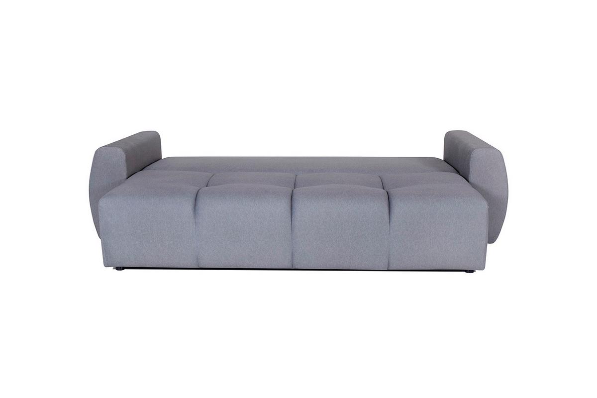 Kanapéágy Luis - bézs/fehér, Modern, textil/fa (257/106/88cm)
