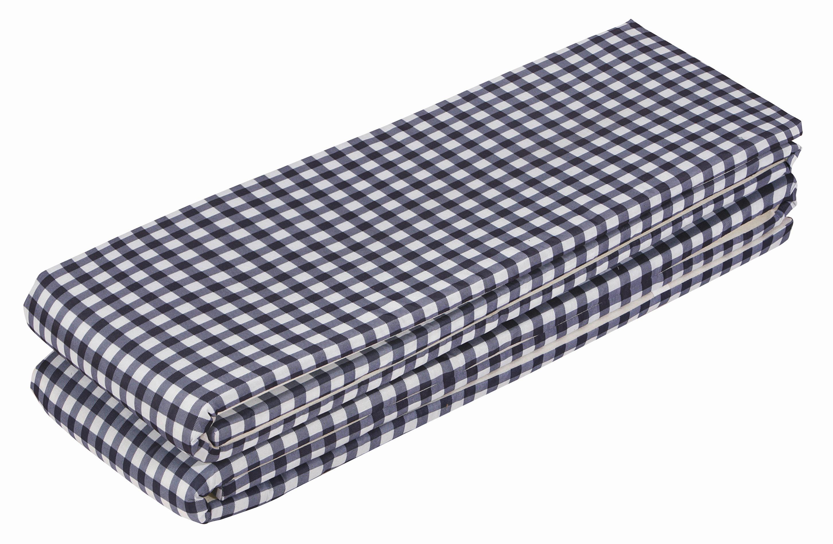 Bierbankauflage Adrian - Blau/Weiß, KONVENTIONELL, Textil - Ondega