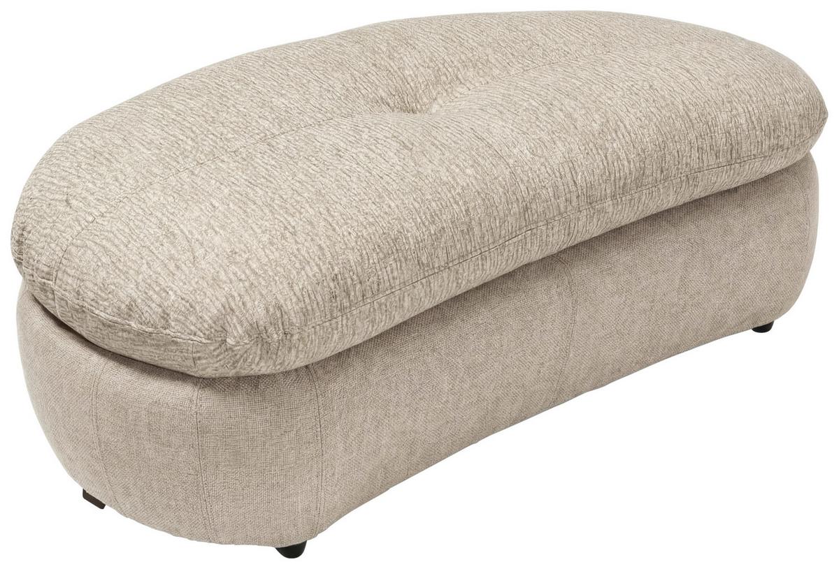 Ülőke Aruba - bézs, Modern, textil (135/50/78cm)