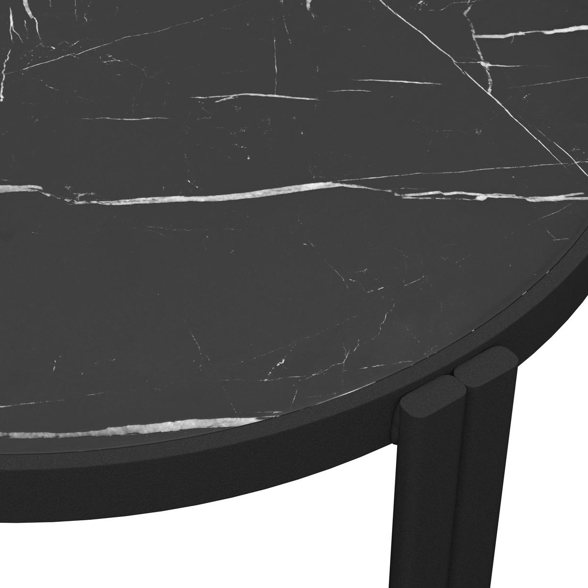 TERASOVÁ SEDACIA SÚPRAVA CHERRY - čierna/svetlosivá, Modern, kov/textil (265/73,5/265cm) - Bessagi Garden