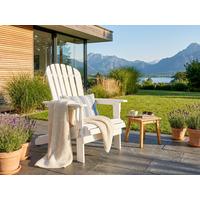Garten-Relaxsessel Akazie - Weiß, Basics, Holz (84/69/93cm)