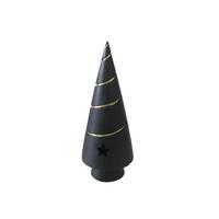 Dekobaum Pema - Goldfarben/Schwarz, KONVENTIONELL, Kunststoff (14/14/34,5cm) - Luca Bessoni