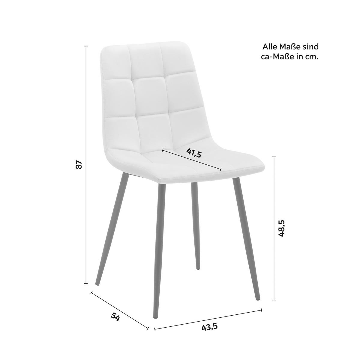 Jedálenská stolička RIA svetlá sivá - čierna/svetlosivá, Modern, kov/drevo (43,5/87/54cm) - Bessagi Home