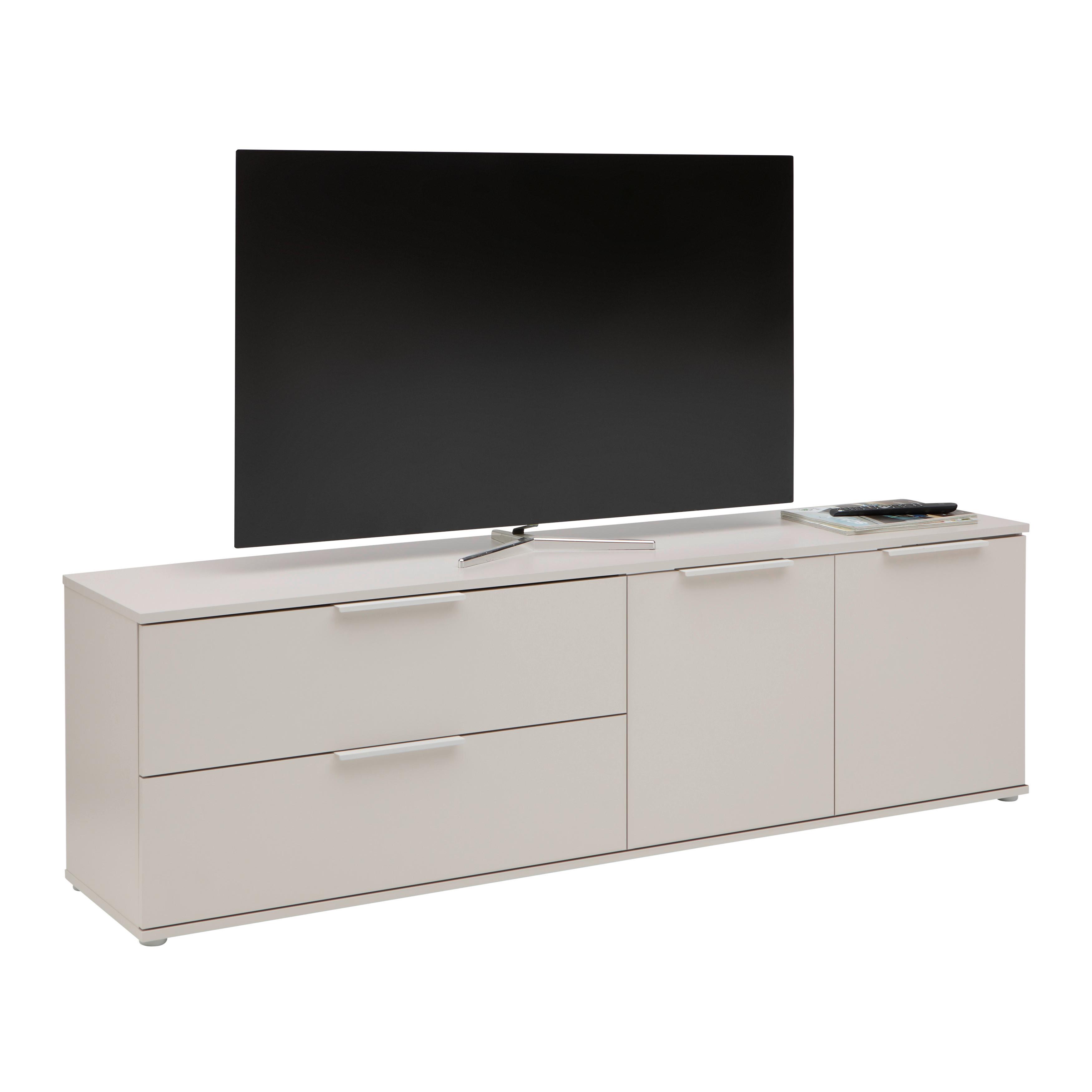 NÍZKA KOMODA DUNE 3 - kašmírová, Modern, kov/kompozitné drevo (180/54/38cm) - Mömax