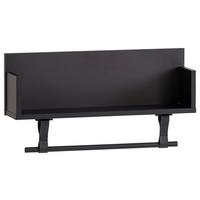 Wandregal Ella Schwarz B: 59,8 - Schwarz, Design, Holzwerkstoff (59,8/315/135cm) - MID.YOU